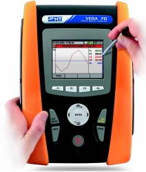 Handheld Power Quality Analyzer for Mono and Three-Phase Networks HT Italia Vega78