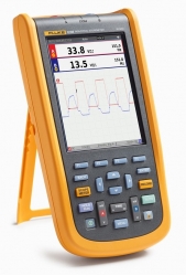 FLUKE 123B 123B/S Industrial ScopeMeter Hand-held Oscilloscope 2x20MHz