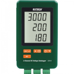 Extech SD910: 3-Channel DC Voltage datalogger