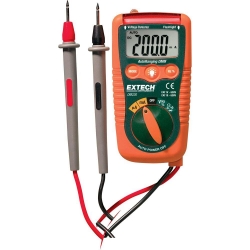 Extech DM220 Mini Pocket MultiMeter with Non-Contact Voltage Detector