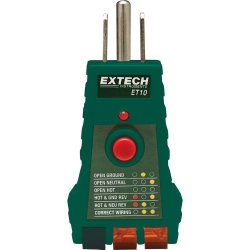 Extech ET10 Tester receptacol GFCI