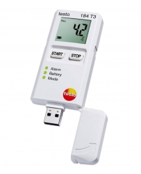 testo 184 T3 - Temperature USB transport data logger with LCD display