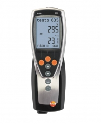 testo 635-1 - Instrument pentru măsurarea umidităţii şi a temperaturii