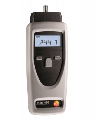 testo 470 - Instrument pentru măsurarea rotaţiilor pe min (măsurare fără contact şi mecanică)