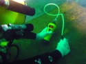 Tritex Multigauge 3000 Underwater Thickness Meter @ 1527688949+Diver measuring plate.jpg